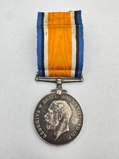 WW1 British War Medal Silver ROYAL NAVY