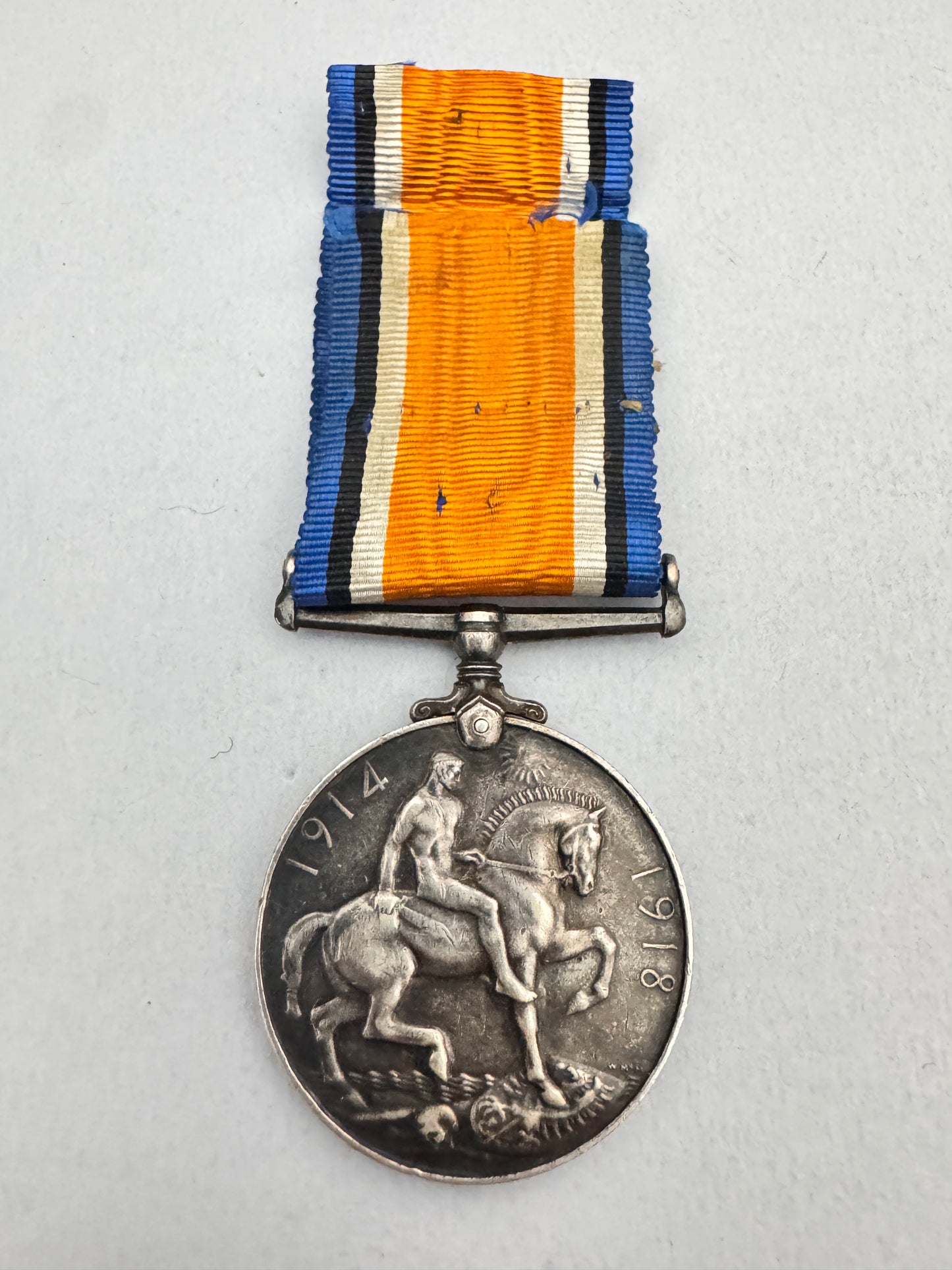 WW1 British War Medal Silver ROYAL NAVY