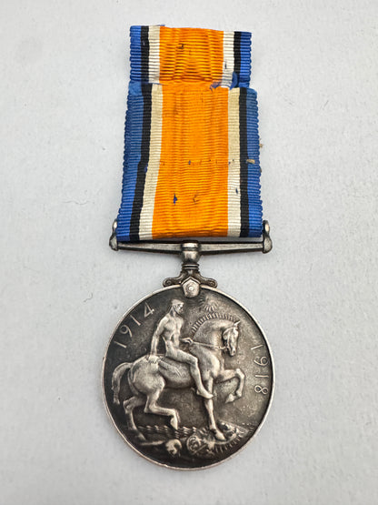 WW1 British War Medal Silver ROYAL NAVY