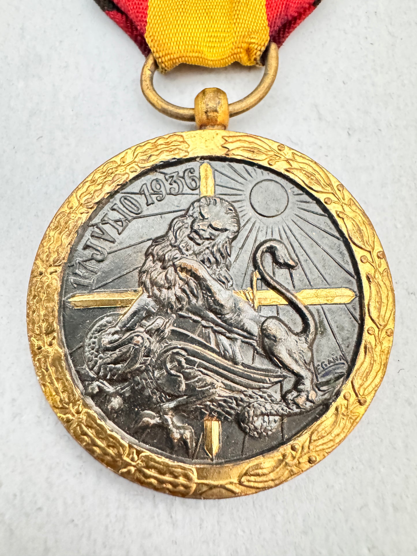 Spanish Civil War 1936-1938 Campaign Medal