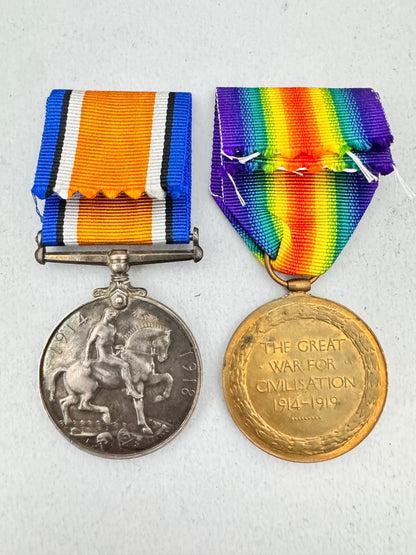 WW1 British War Medal, Inter Allied Victory Medal, THE QUEEN'S REGIMENT