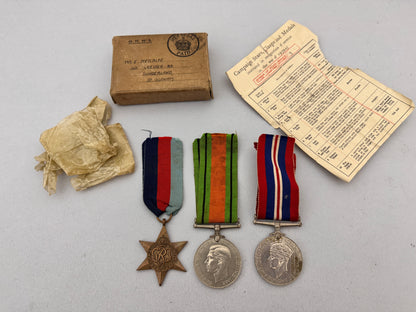 WW2 British War Medals Boxed
