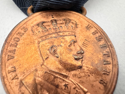 WW1 Italian Al Valore Militare Colonial Medal NALUT