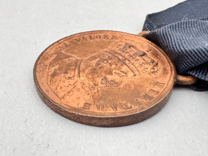 WW1 Italian Al Valore Militare Colonial Medal NALUT