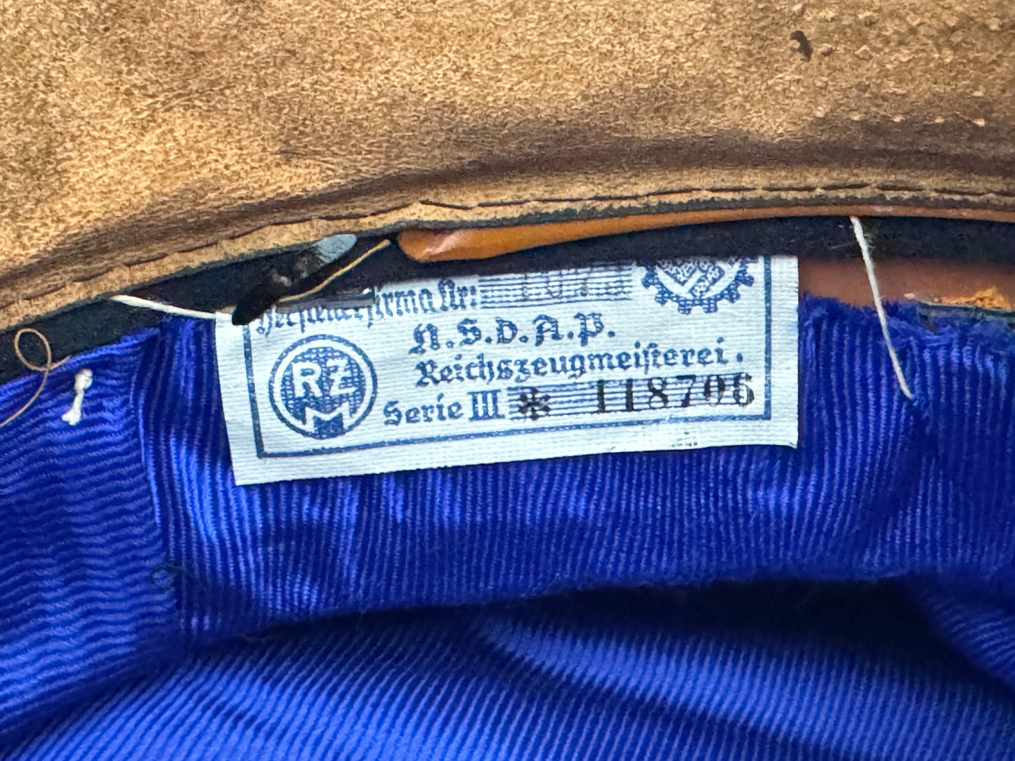 Deutsche Arbeitsfront Schirmmutze DAF Visor Cap