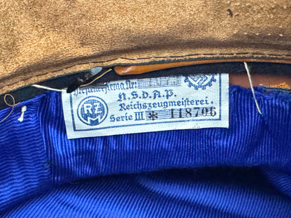 Deutsche Arbeitsfront Schirmmutze DAF Visor Cap