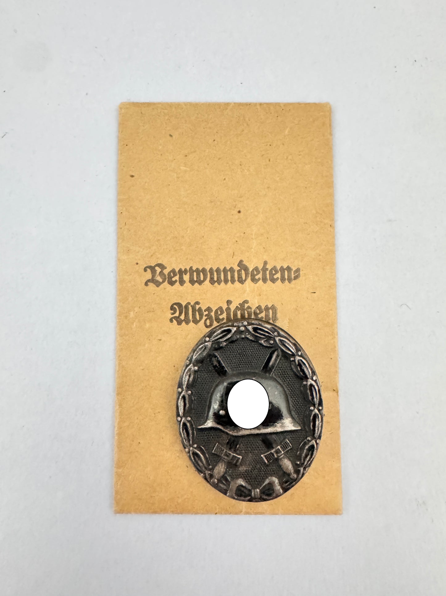 Black Wound Badge with Issue Packet