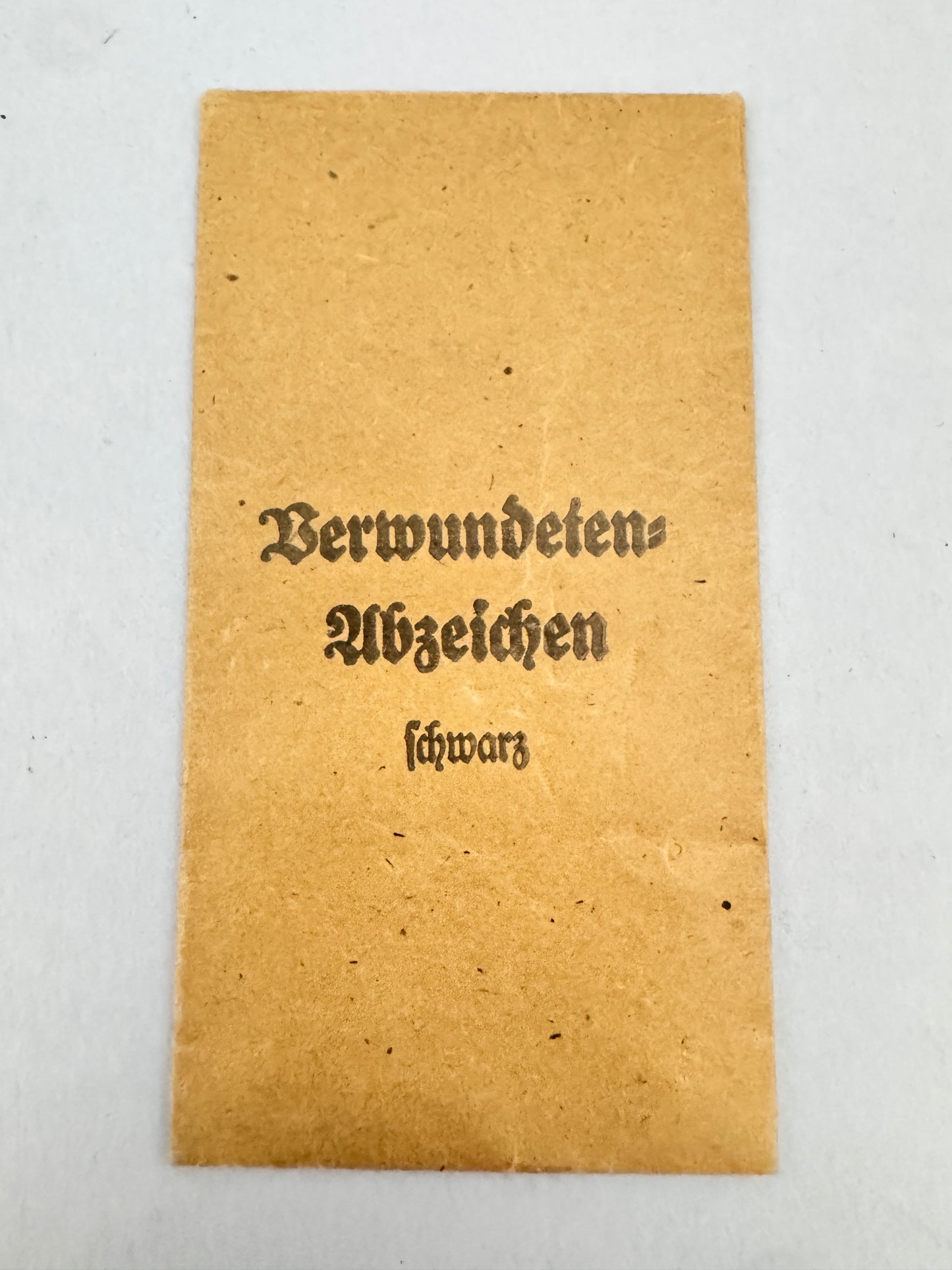 Black Wound Badge with Issue Packet