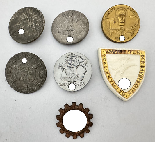 Third Reich Germany, Tinnies and Day Badges
