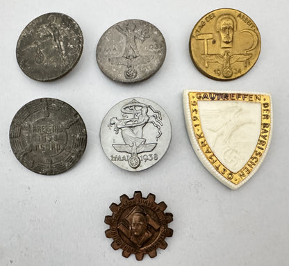 Third Reich Germany, Tinnies and Day Badges