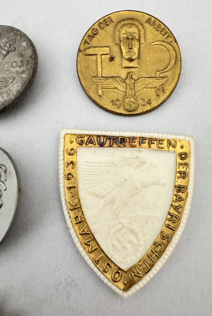 Third Reich Germany, Tinnies and Day Badges