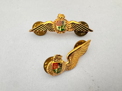 South African Air Force Pilot & Navigator Wing Badges