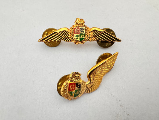 South African Air Force Pilot & Navigator Wing Badges