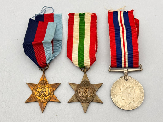 WW2 British The Italy Star Campaign Medal Group