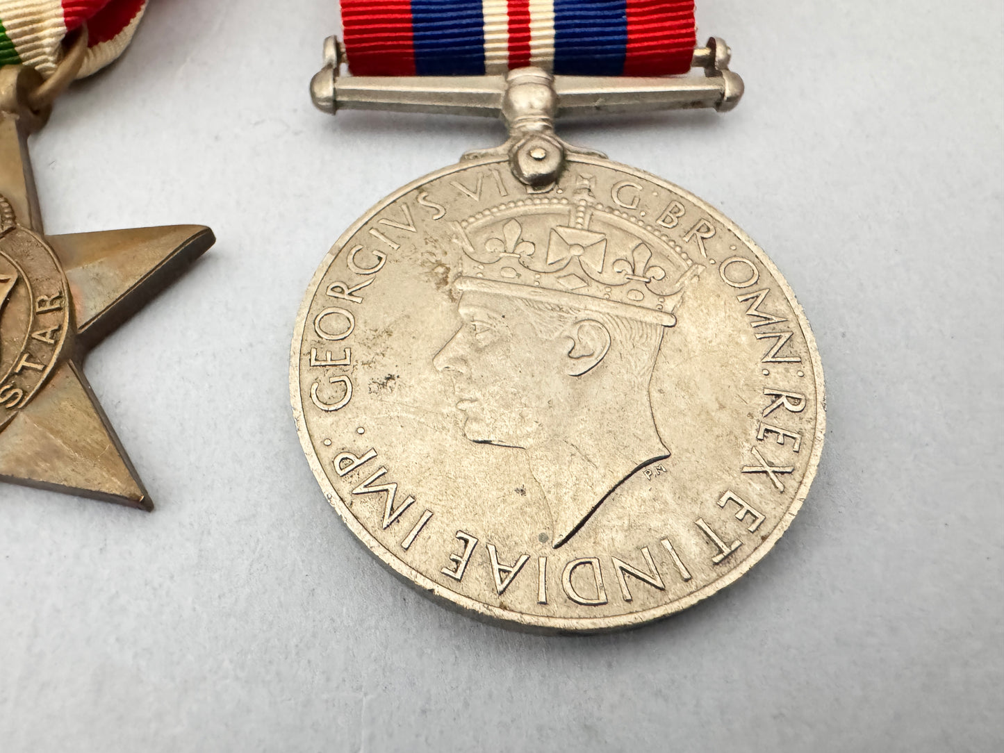 WW2 British The Italy Star Campaign Medal Group