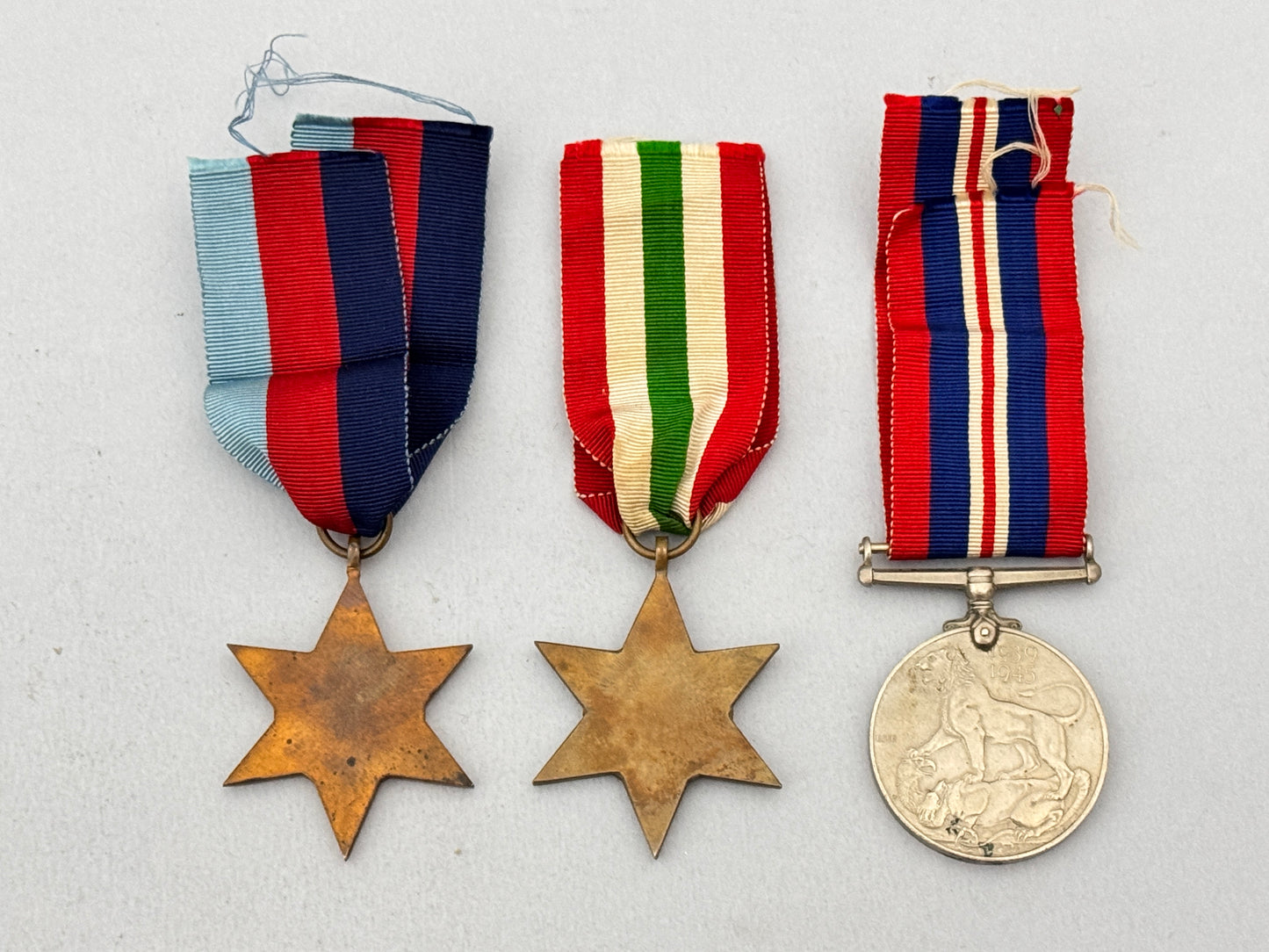 WW2 British The Italy Star Campaign Medal Group