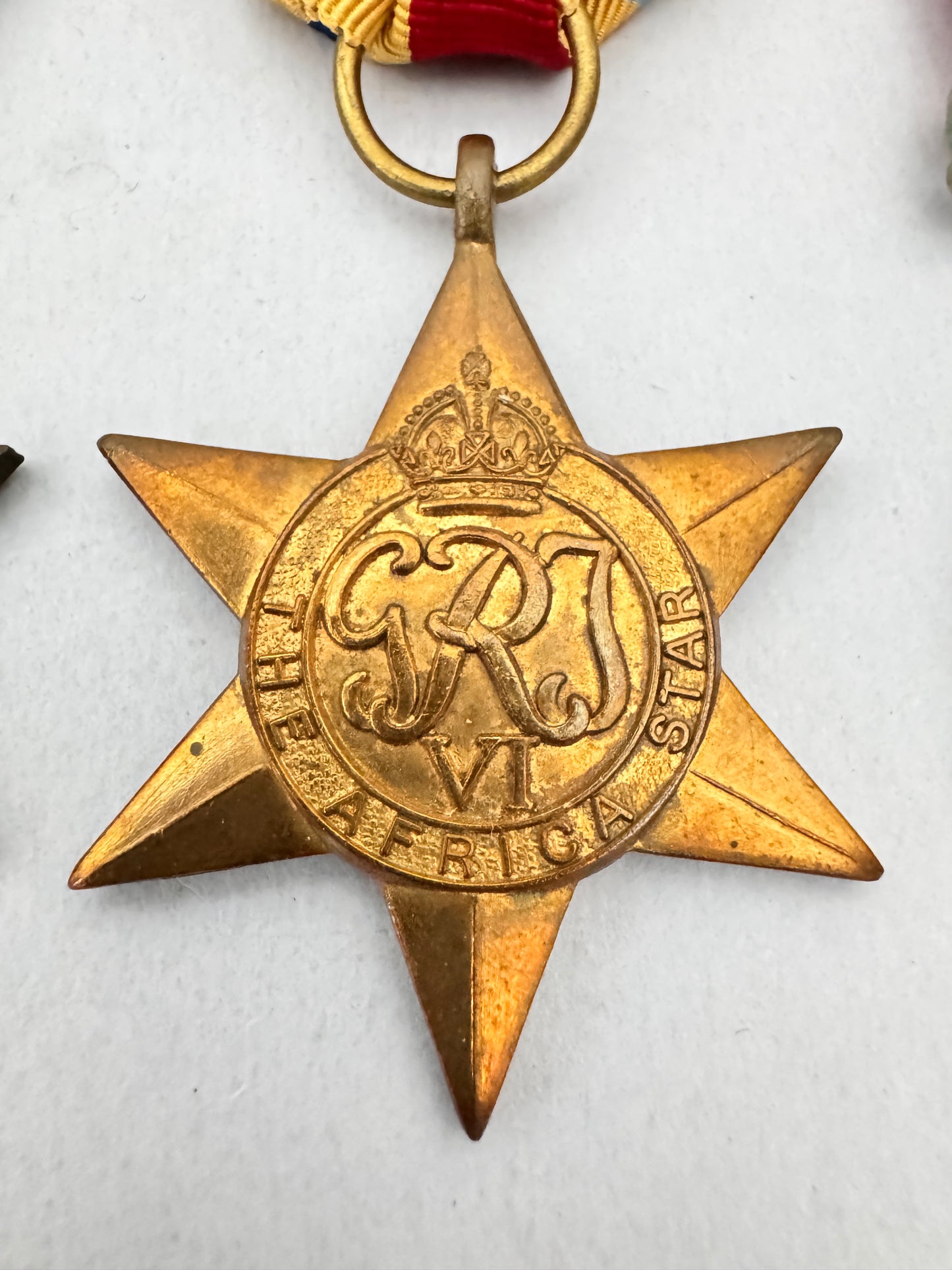WW2 British The Africa Star Campaign Medal Group