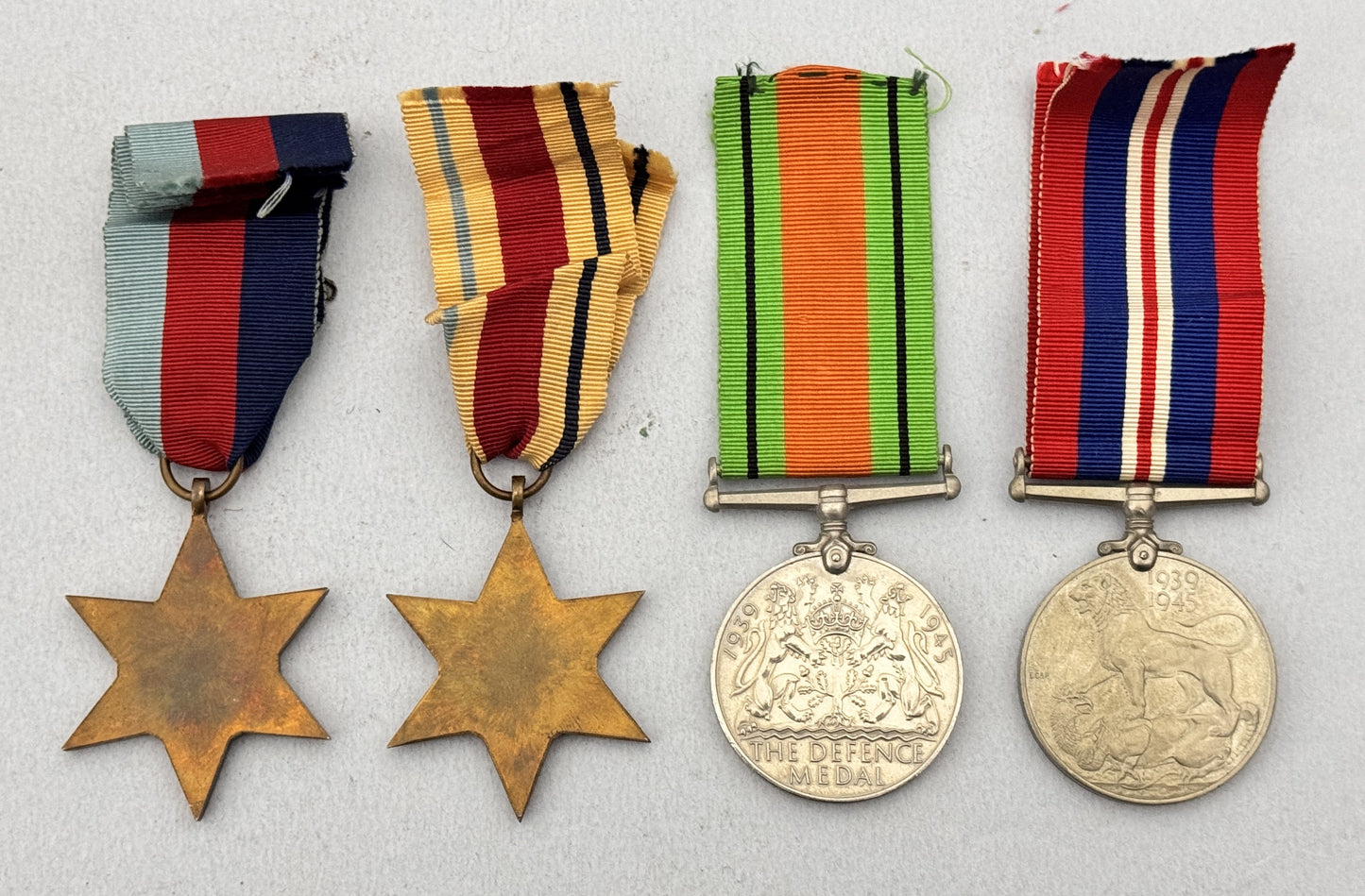 WW2 British The Africa Star Campaign Medal Group with Oakleaves