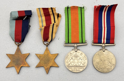 WW2 British The Africa Star Campaign Medal Group with Oakleaves