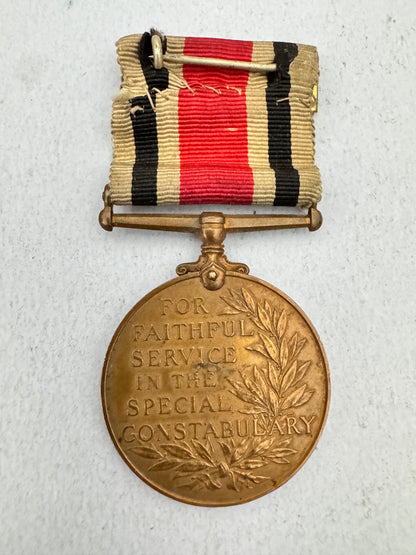 British Medal for Faithful Service in the Special Constabulary George V