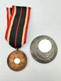 WW2 German RADwJ Women's Rank Badge & War Merit Medal