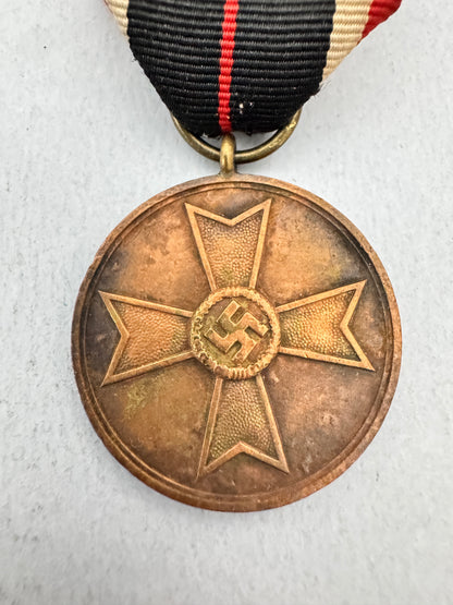 WW2 German RADwJ Women's Rank Badge & War Merit Medal