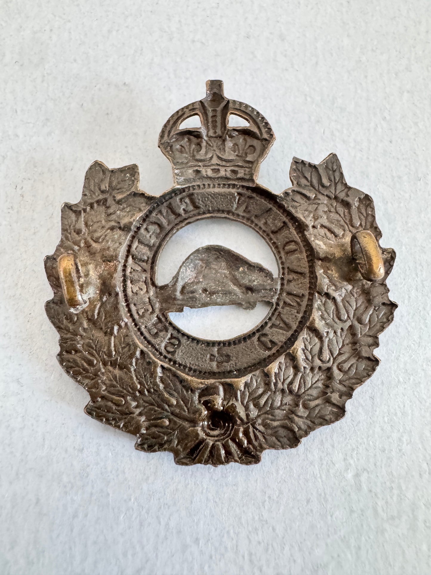 WW1 Canadian Army Engineers Cap Badge