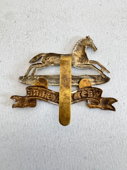WW2 British Army West Yorkshire Regiment Cap Badge