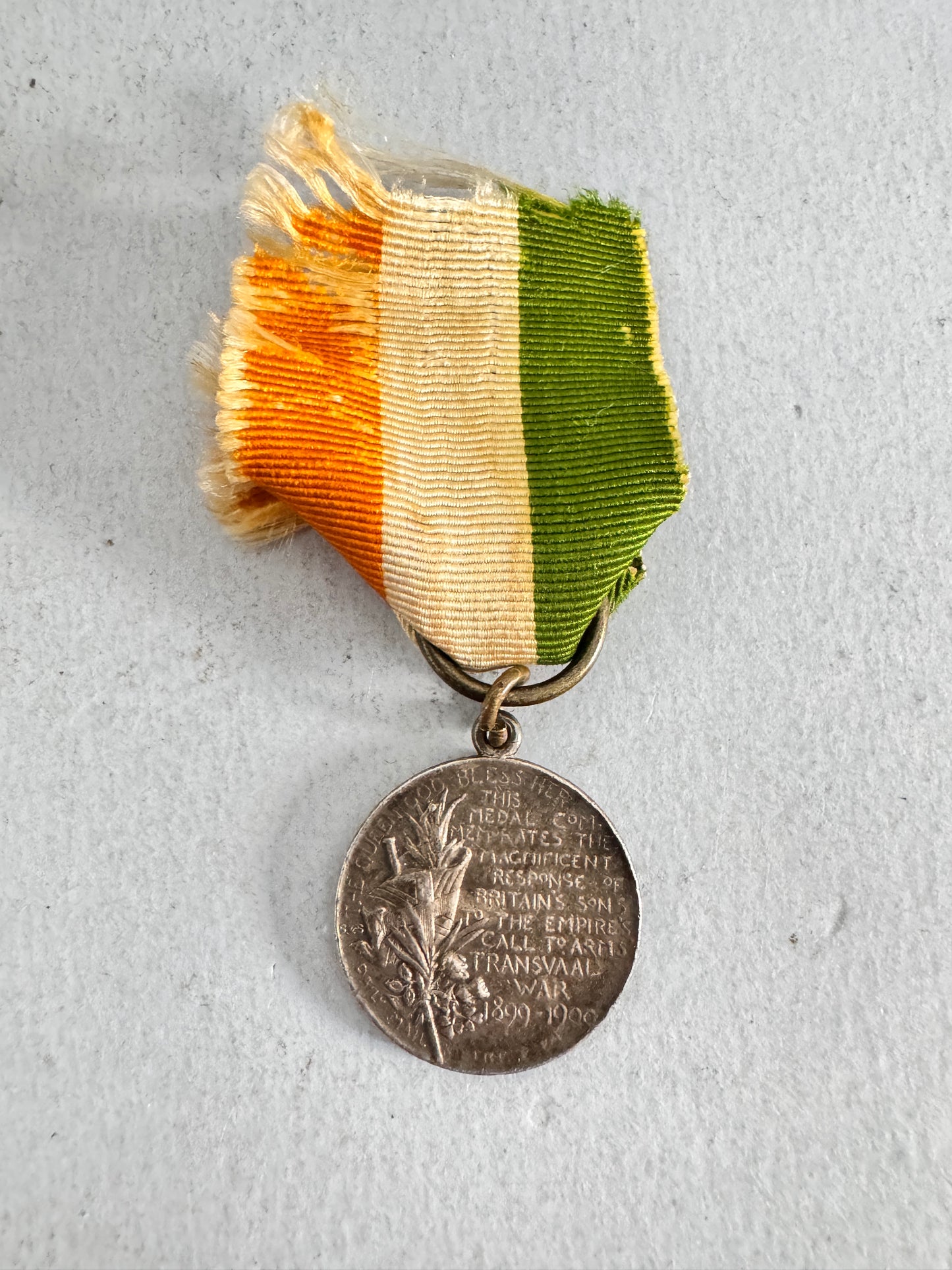 Boer War British National Commemorative Medal The Absent Minded Beggar