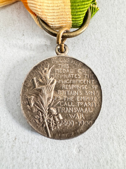 Boer War British National Commemorative Medal The Absent Minded Beggar