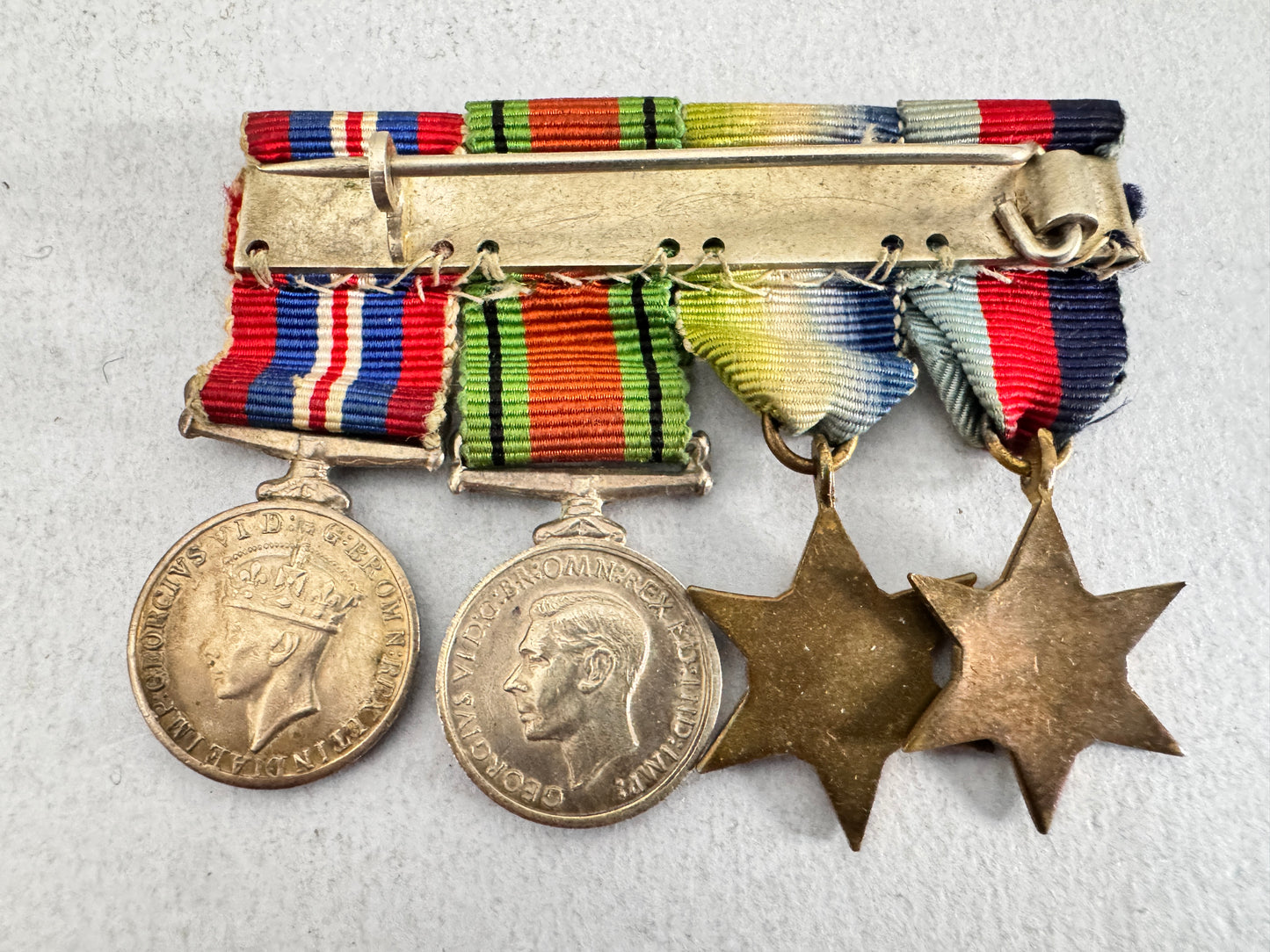 WW2 British Atlantic Star Campaign Miniature Medal Bar Group