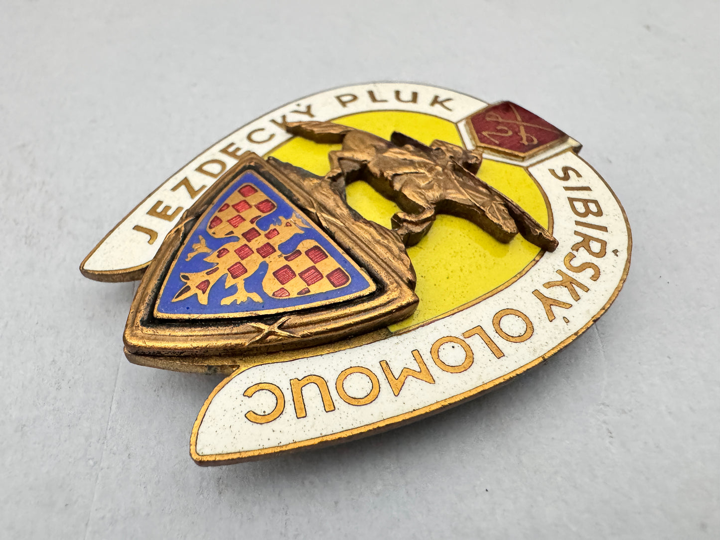 Czechoslovak Army 2nd Siberian Cavalry Regiment Olomouc Honour Badge