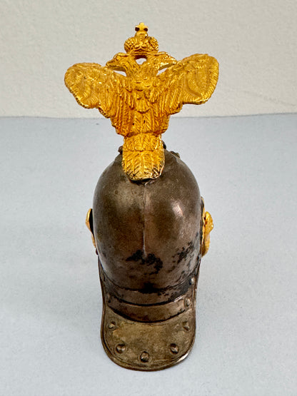 Miniature Helmet of the Imperial Russian Lifeguard Cuirassier Regiment