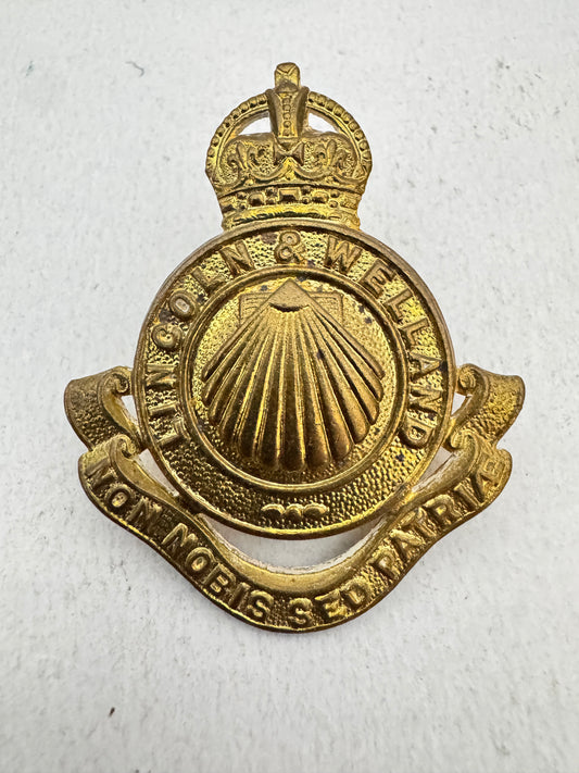 WW2 Canadian Army Lincoln & Welland Regiment Cap Badge