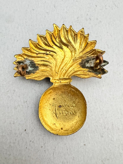 WW2 Canadian Army Winnipeg Fusiliers Cap Badge SCULLY