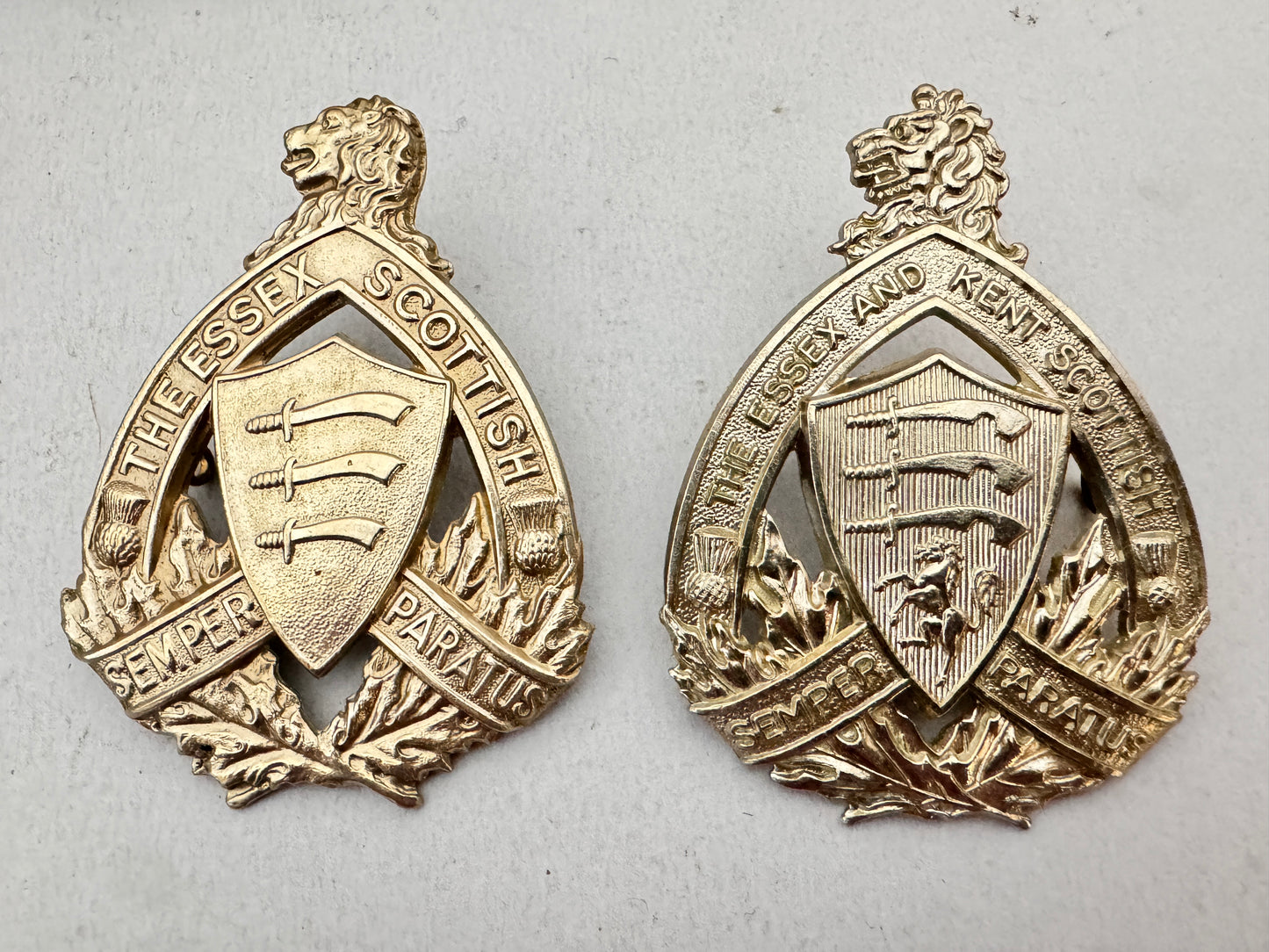 WW2 Canadian Army Essex Scottish Glengarry Cap Badges RODEN