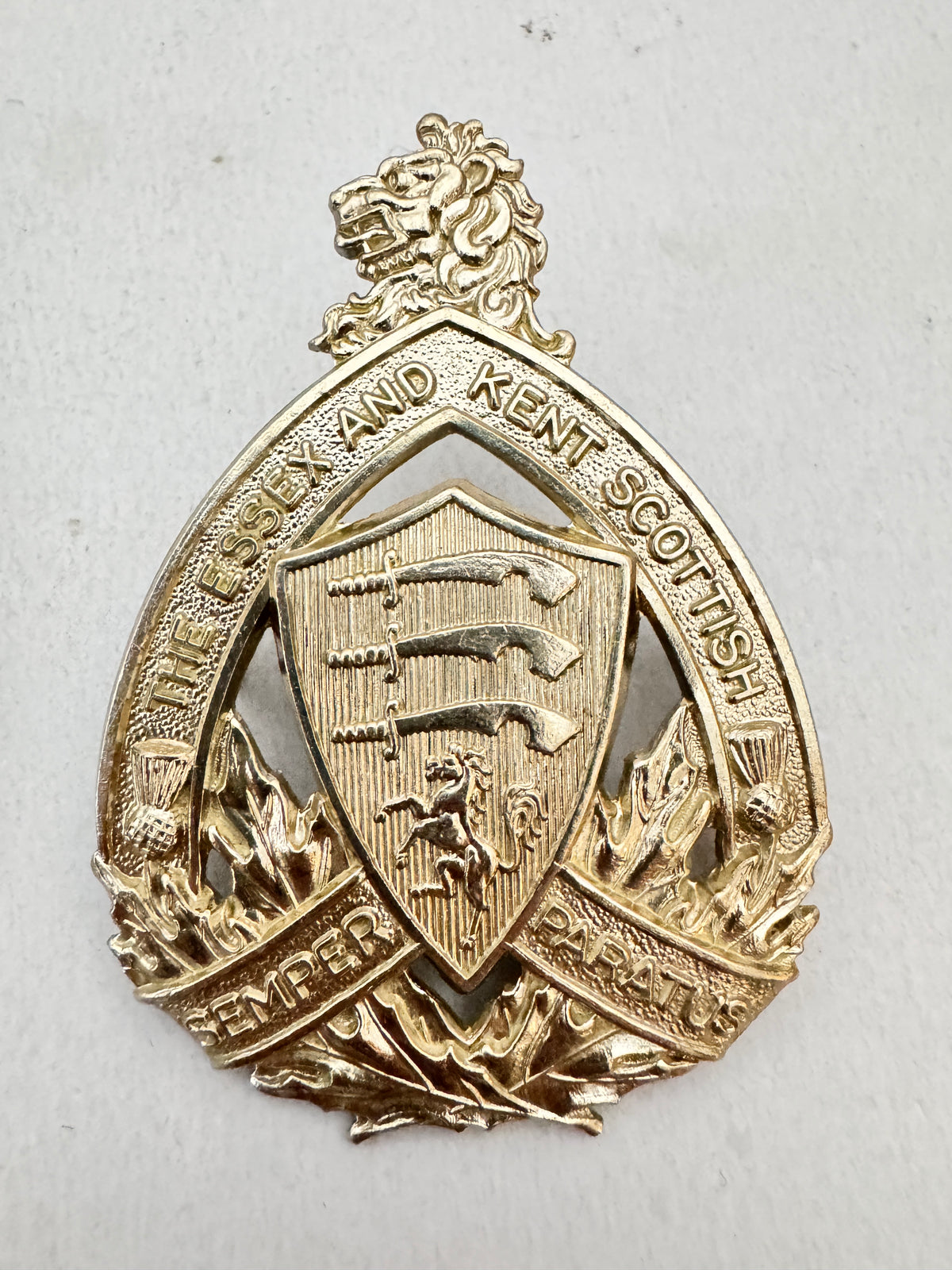WW2 Canadian Army Essex Scottish Glengarry Cap Badges RODEN