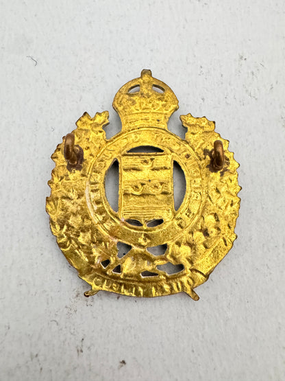 WW2 Canadian Army Le Regiment De Joliette Cap Badge