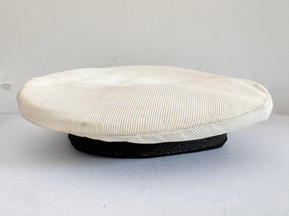 WW2 British Royal Navy Officer's Visor Peak Cap with Cover