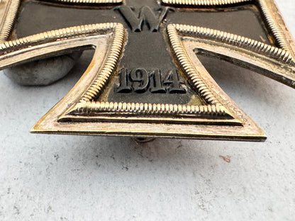 WW1 Imperial German Iron Cross 1st Class Award Medal Group Prussian Hindenburg