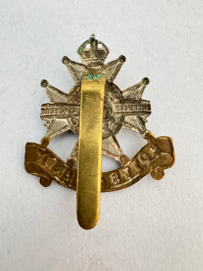 WW2 British Army Sherwood Foresters Regiment Cap Badge NOTTS & DERBY
