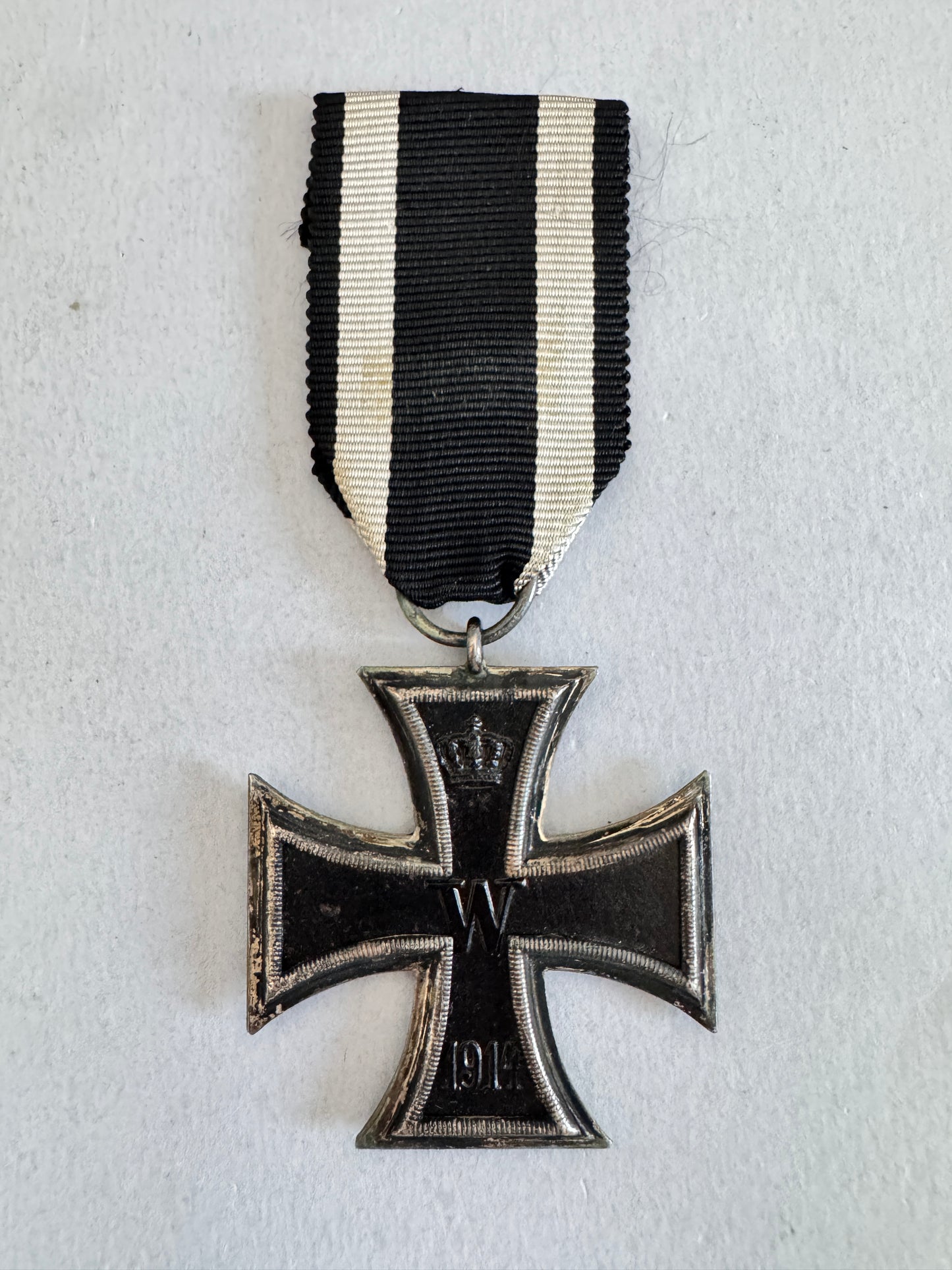WW1 German Prussian 1914 Iron Cross 2nd Class Medal Award