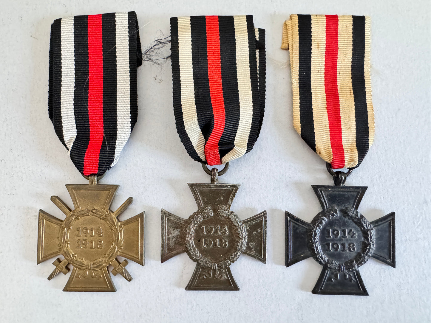 WW1 German Hindenburg Honour Cross Medal Full Set