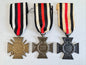 WW1 German Hindenburg Honour Cross Medal Full Set
