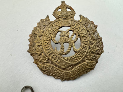 WW2 Canadian Army Cap Badges Armoured Corps Engineers Service Corps
