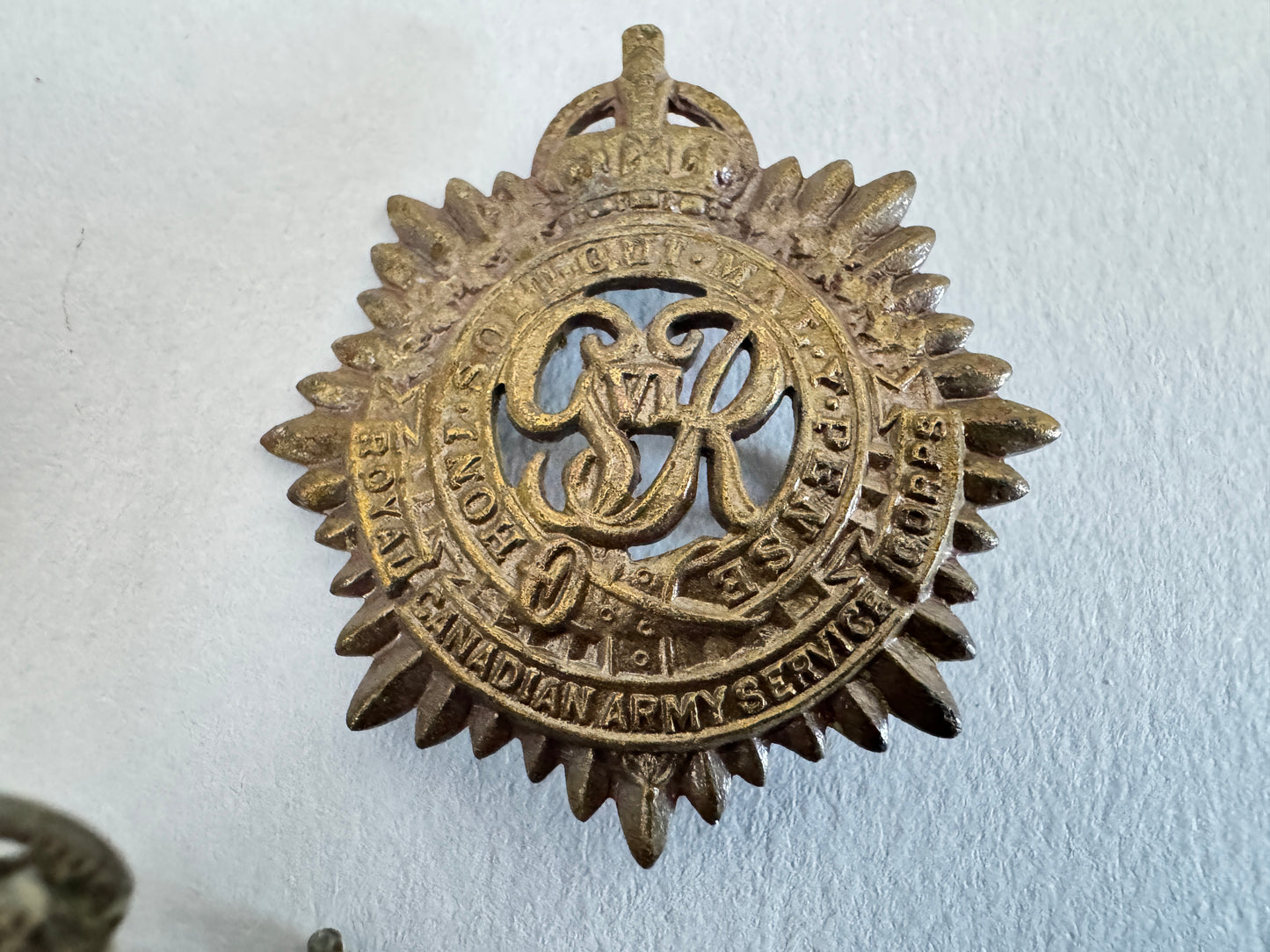 WW2 Canadian Army Cap Badges Armoured Corps Engineers Service Corps