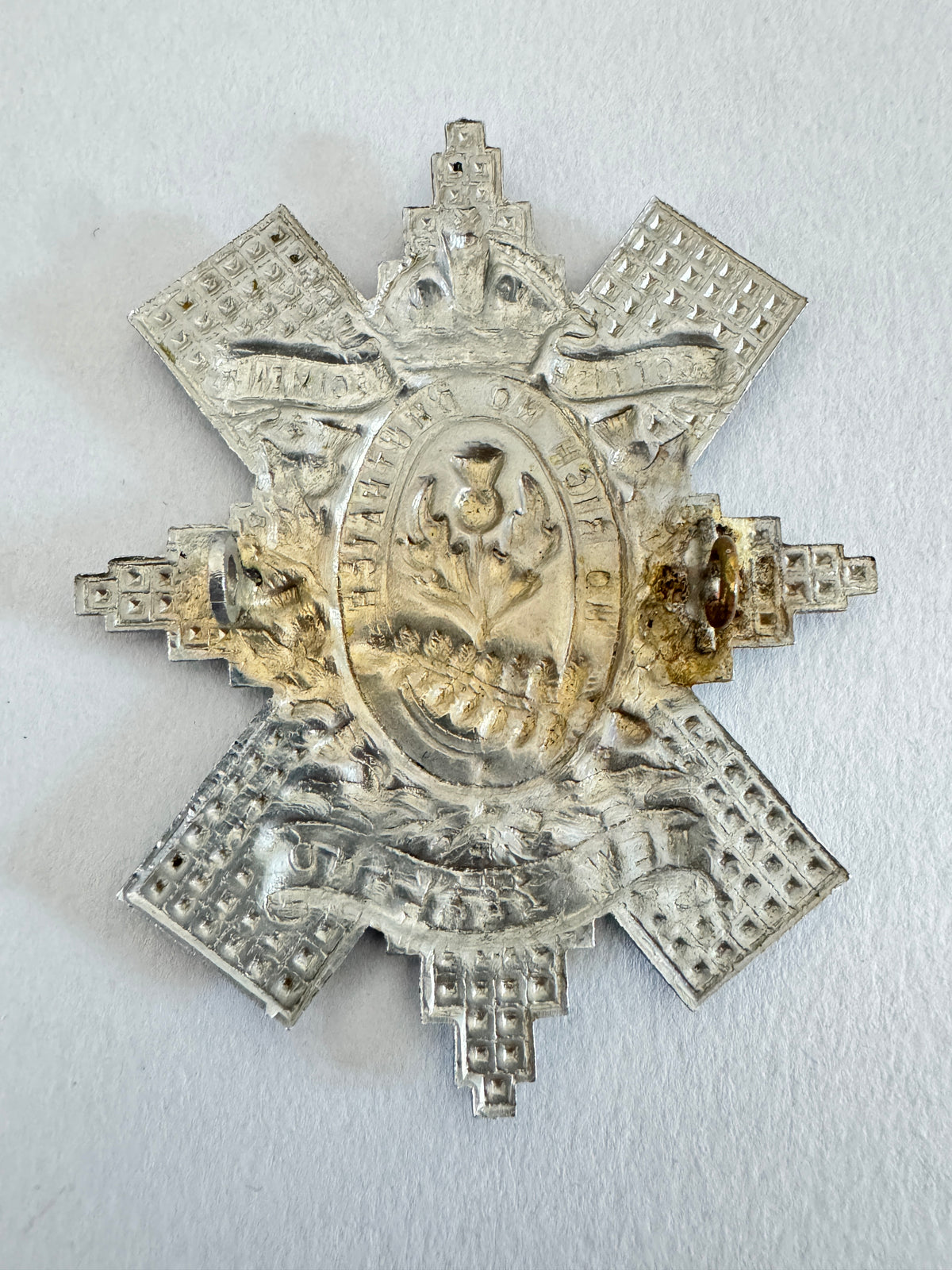 WW2 New Zealand Scottish (1st Armoured Car) Regiment Cap Badge