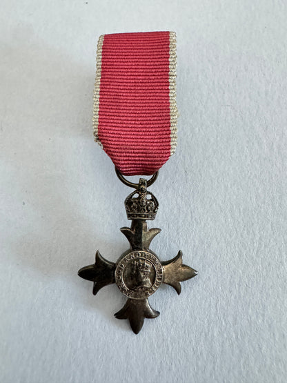 Most Excellent Order of the British Empire Miniature Boxed OBE