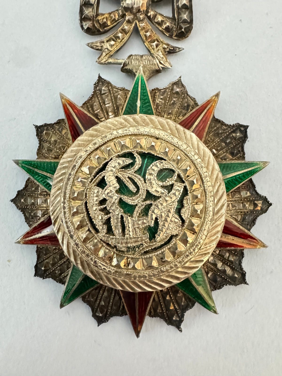 Tunisian Order of Nichan Iftikhar Commander Neck Badge Medal (Order of Glory)