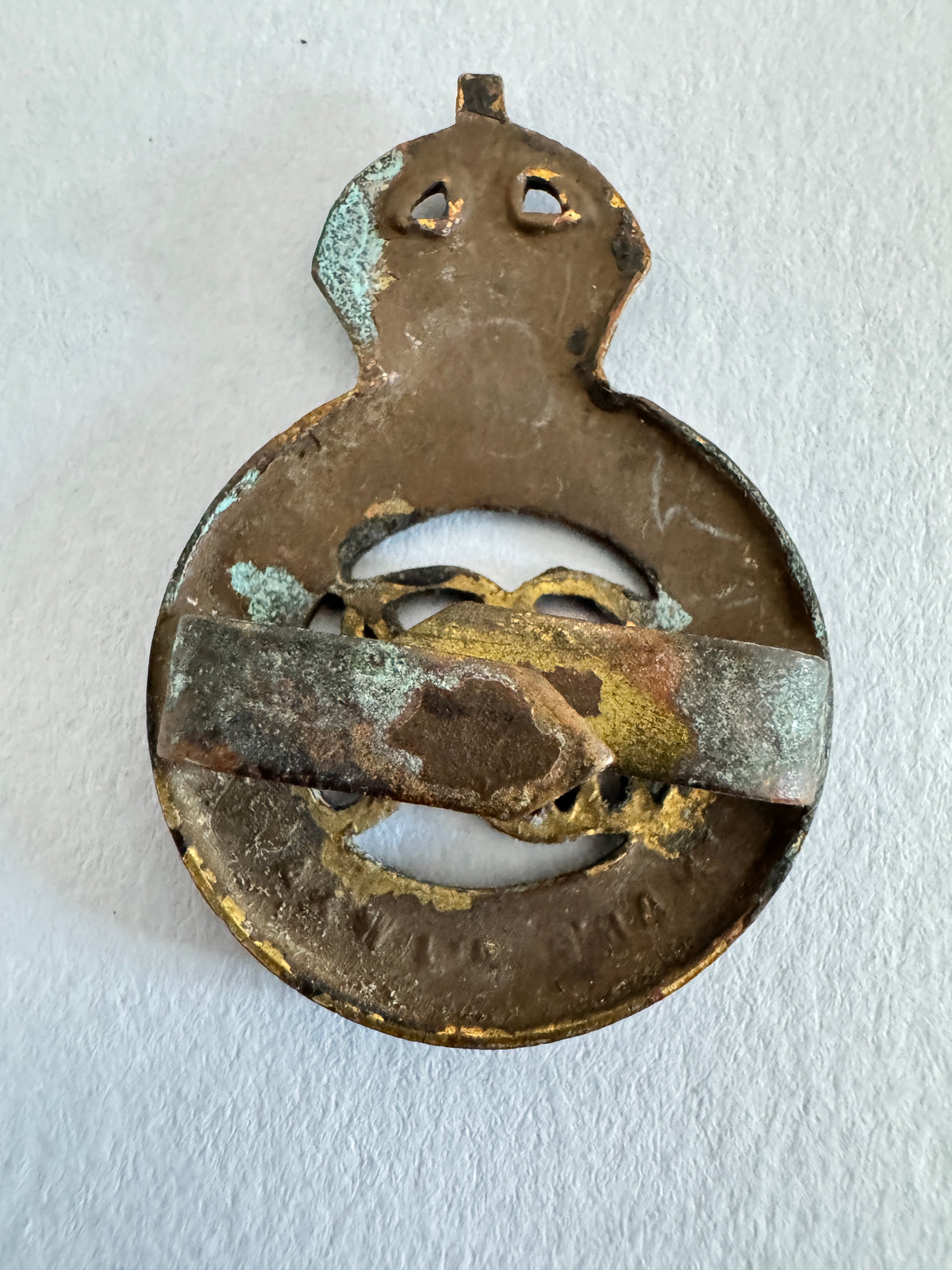 WW2 British Army Royal Horse Guards Officer's Cap Badge